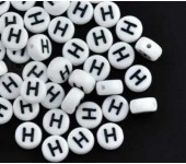 1x Letterkraaltje "H"