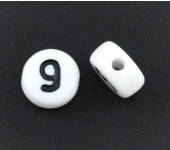 1x Cijfer Kraaltje "9"