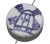 1x kraal Porcelein disc
