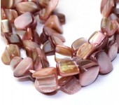 Snoertje schelpblokjes Oud Roze