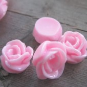 1x kunsthars roosje roze