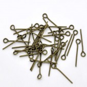 900x kettelstiften Brons 16 mm