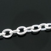 Ketting / Jasseron Licht Zilver