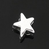 20x kleine sterkraaltjes Donker Zilver