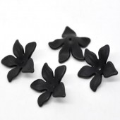 20x Frosted Bloemkraal Zwart