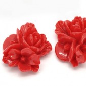 1x cabochon Rood
