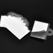 50 stuks Display kaartjes met plakrand