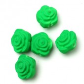 1x Mat Bloemkraaltje Groen