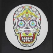 1 x Glazen Skull Cabochon 25 mm