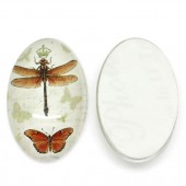 Glazen Cabochon 24 x 18 mm