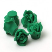 1x Fimo Roosje Donker Groen