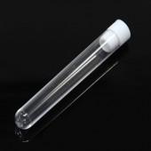 1x plastic buisje / witte dop