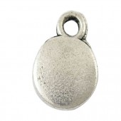 10x Glad Mini Bedel Donker Zilver