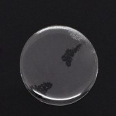 1x transparant hars sticker rond 10mm