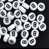 1x Letterkraaltje "B"