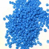 20 gram Rocailles 2 mm zijdeglans Blauw