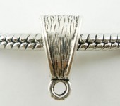 1x Bedelhanger (bail)  Donker Zilver