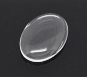 Glazen Cabochon 18 x 13 mm Ovaal