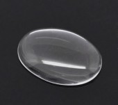 Glazen Cabochon Ovaal 25 x 18 mm