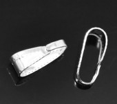 10 stuks bedelhanger Lichtzilver