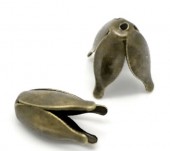 2x Kapjes Brons 10 mm