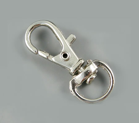 Sleutelhanger Donker zilver