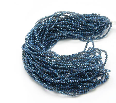 Snoertje 100 stuks Facet Donker Blauw AB