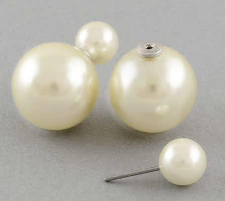 1 paar Double Dots Oorbelletjes