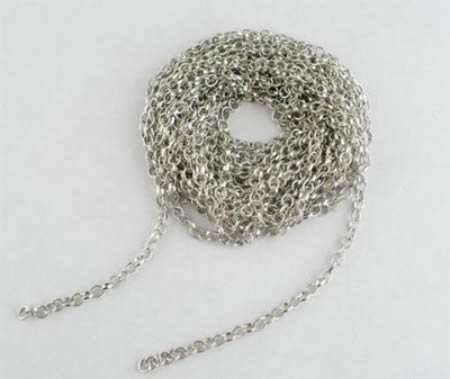 Ketting / Jasseron Donker Zilver