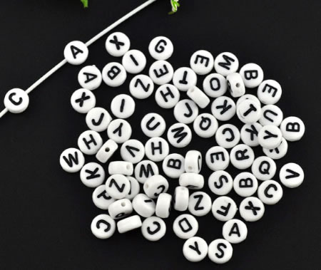 520 Stuks Mix Letterkraaltjes