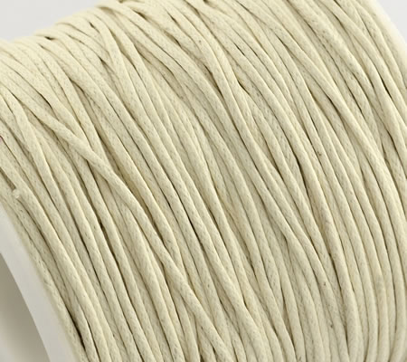 90 meter Wax Koord Katoen Off White